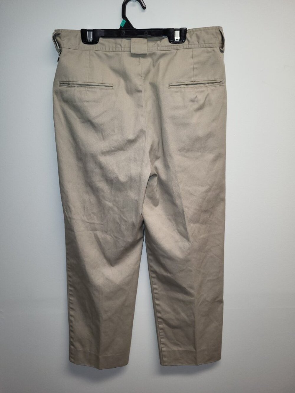 Vintage Tilley Endurables Tan Khaki Pleated Travel Pants Made In Canada Size 33 - Picture 10 of 11